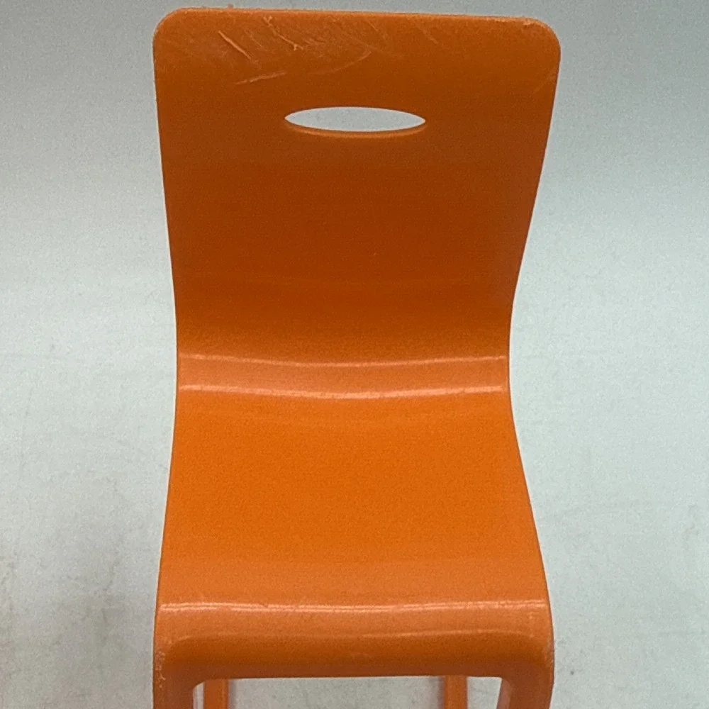 Barbie Doll House Playset 3-Story Townhouse DLY32 Replacement 2 Orange Chairs